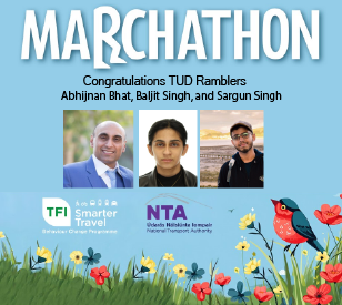 Image for TU Dublin team placed top of the Marchathon final Leaderboard