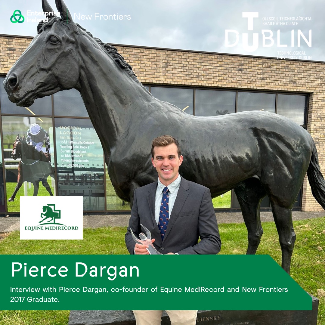 Image for Interview with Pierce Dargan, co- founder of Equine MediRecord and New Frontiers 2017 Graduate.