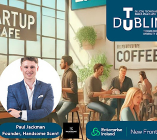 Image for Startup Cafe:  Paul Jackman, CEO and Founder of Handsomescent.com