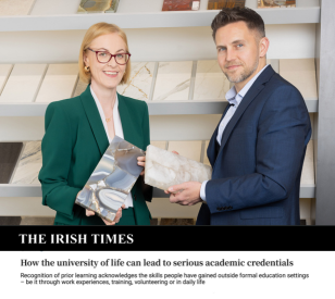 Image for How the university of life can lead to serious academic credentials Irish Times feature