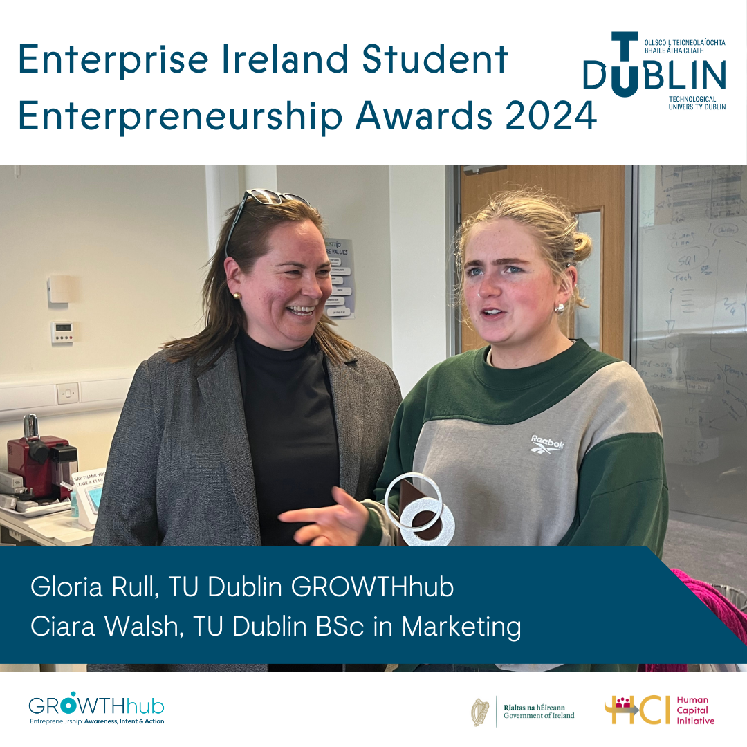 Image for TU Dublin’s Gloria Rull received Enterprise Ireland award for entrepreneurship education