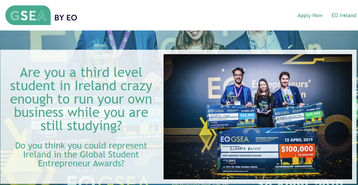 Image for Student Entrepreneurship competitions - YTILI/ GSEA Ireland/ EI Student Entrepreneur Awards 2025