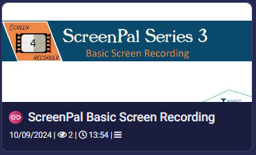 ScreenPal 3 - Basic Screen Recording