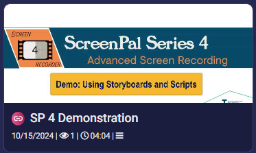 ScreenPal 4 Demonstration Advanced Screen Recording