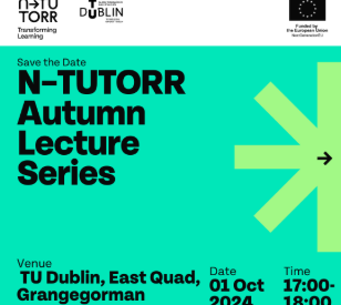 Image for N-TUTORR Autumn Lecture Series: Tuesday 1st October from 4.30pm to 6pm (In-person and Online)