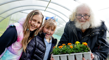 Image for Lee Geoghegan - Head Gardener at the GLAS community garden at TU Dublin.