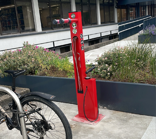 Image for Seven new bike maintenance stands installed