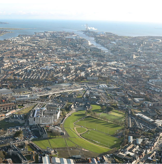 View of Grangegorman from above