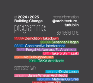 Image for Building Change 24/25 Programme of Events