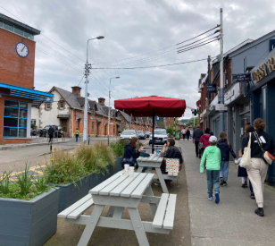 Image for TU Dublin’s Dundrum Main Street study finds a complex history but with a community welcoming of the pedestrian friendly and traffic calmed environment.  