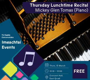 Image for Thursday Lunchtime Recital | Mickey Glen Tomas 13/03/2025