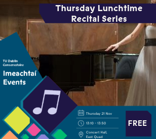 Image for Thursday Lunchtime Recital 21/11/2024