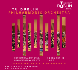 Image for TU Dublin Philharmonic Orchestra Concert 15/02/2025