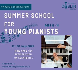 Image for Summer School for Young Pianist 17/07/25 - 20/07/25