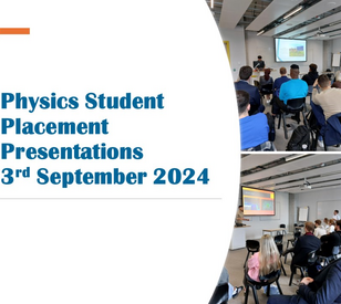 Image for Physics Student Placement Presentations