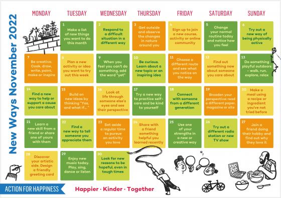 kindness calendar