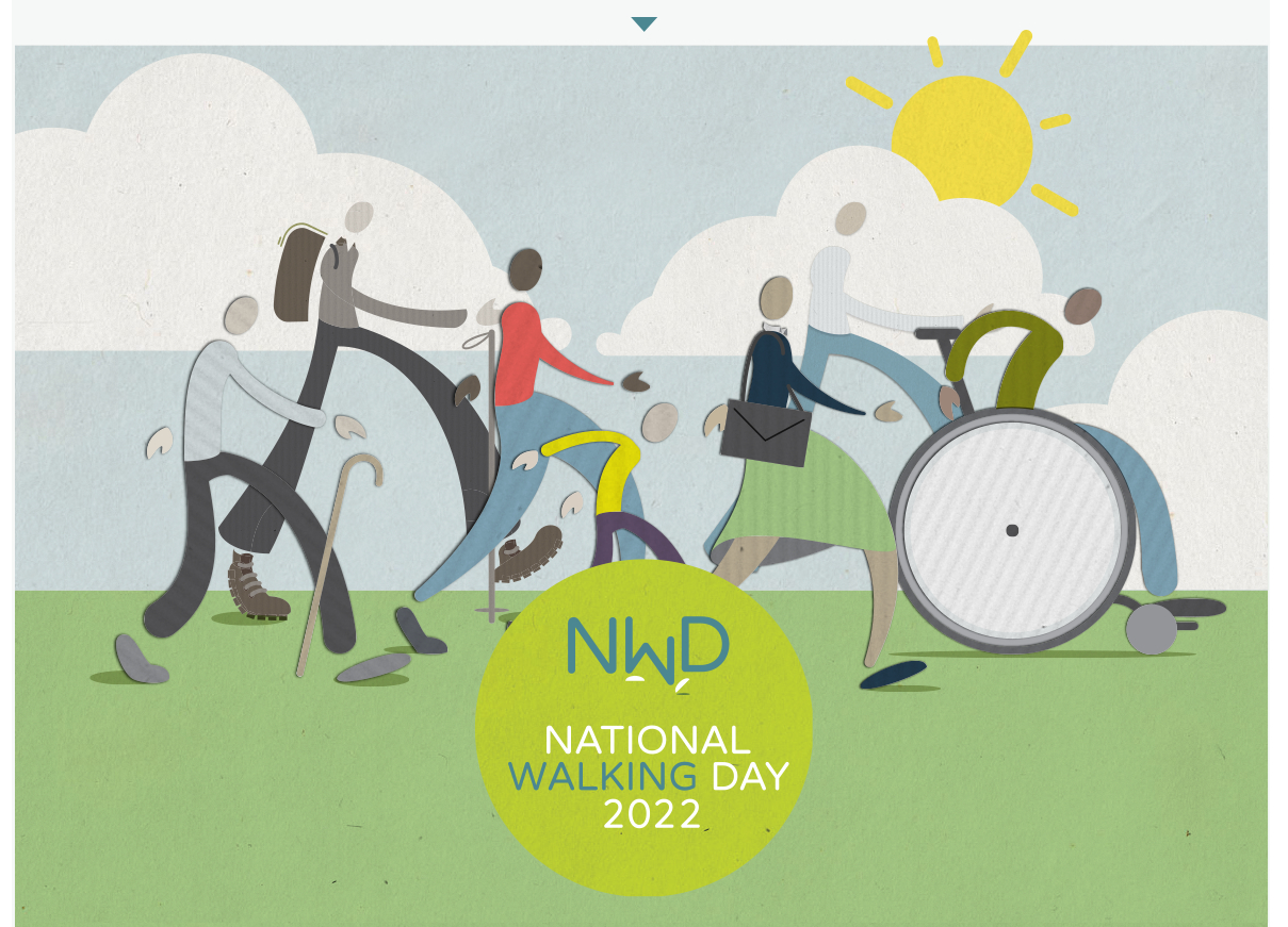 National Walking Day Banner