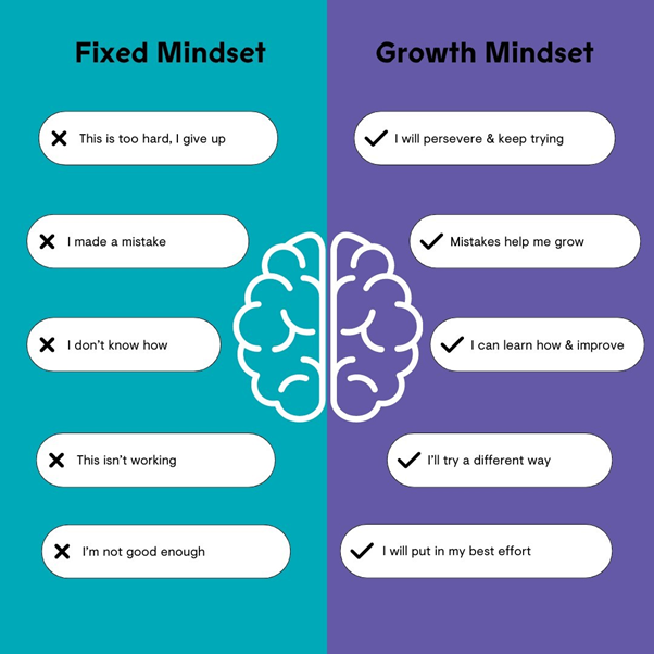 Graphic Outlining  Fixed and Growth Mindsets