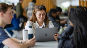 Image for Student looking at laptop