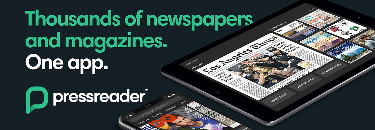 PressReader footer image