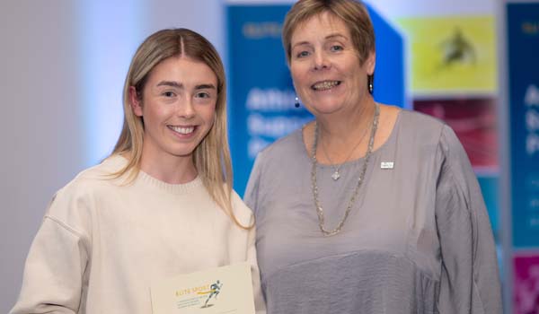 TU Dublin Sport Scholar Emma Minogue and Registrar Dr Mary Meaney