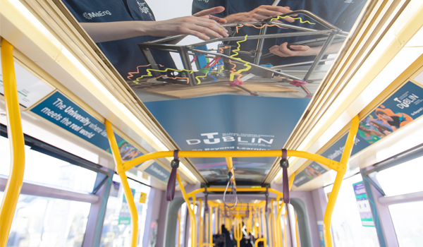 Interior Image of Luas Tram