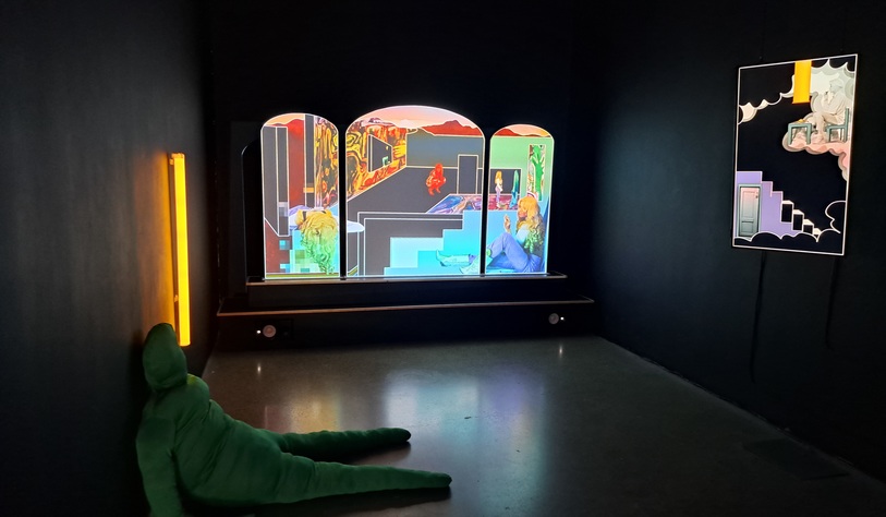 Sorcha's installation, Eden, at Uilllinn, West Cork Arts Centre