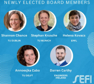 Image for TU Dublin Lecturer and Graduate Elected to SEFI Board of Directors