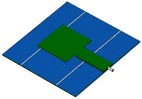 Solar Cell Patch Antenna